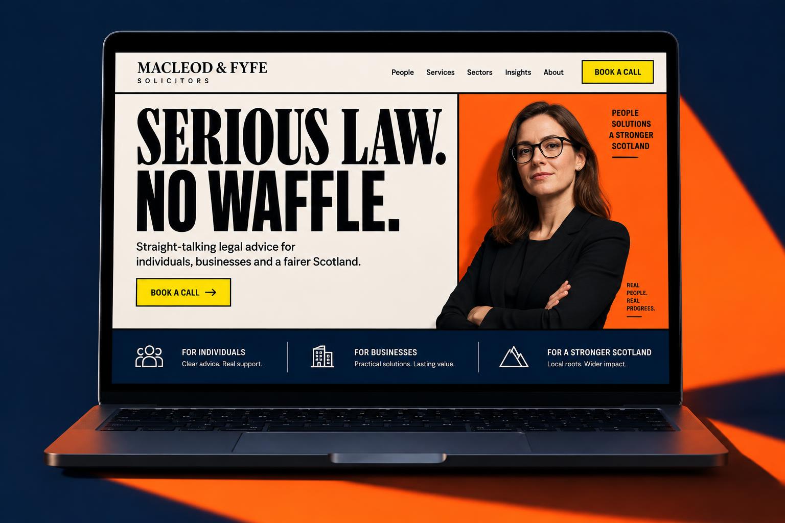MACLEOD & FYFE website concept
